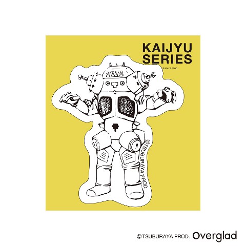 【KAIJYUシリーズ】ダイカットステッカー（キングジョー）