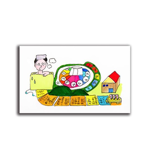 【りかちゃん】人生の途中にお風呂のおじさんステッカー