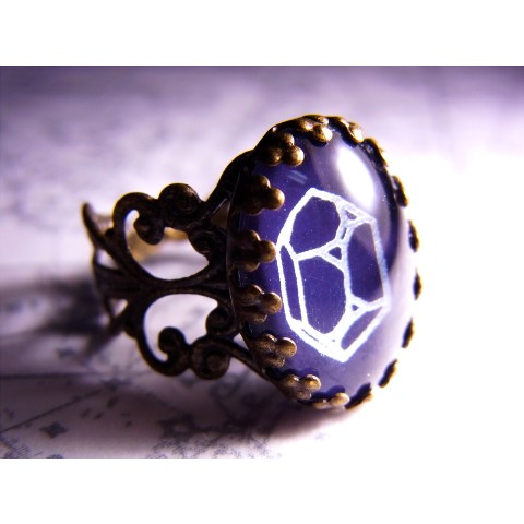 【Crazystone】結晶図リング・水晶（シルバー）＜受注生産＞