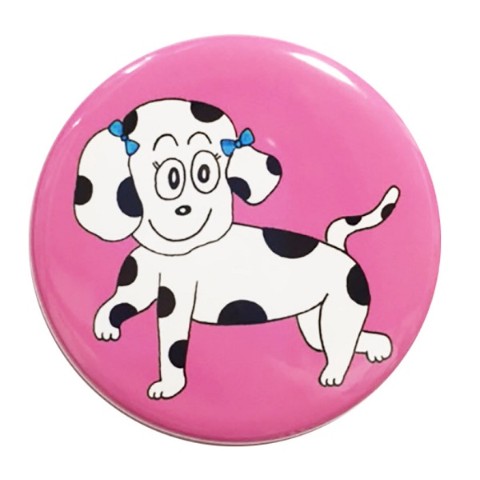 【りかちゃん】ダルメシアン缶バッチ