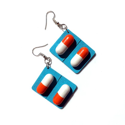 【Gotha×Gotha】カプセルピアス(ブルー)