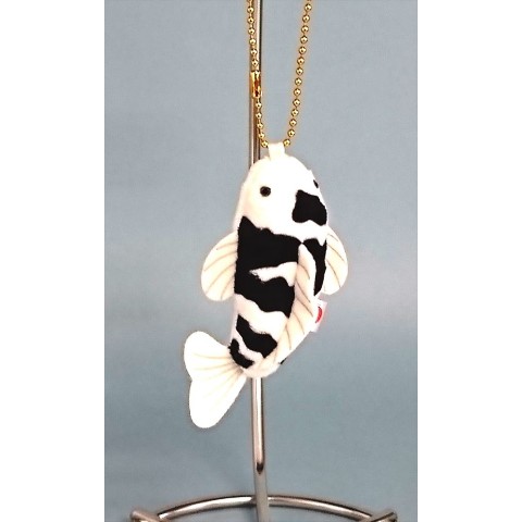 【和の心】錦鯉キーチェーン　白写り