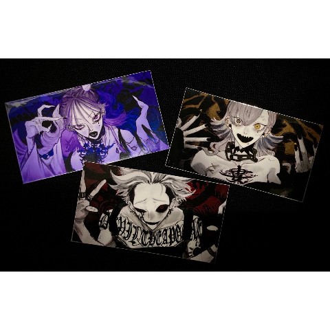 【柊キライ×WOOMA】＜再再受注＞長方形ステッカー≪オートファジー≫