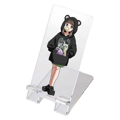 【へんないきものチャンネル】アクリルスマホスタンド たぬきさん