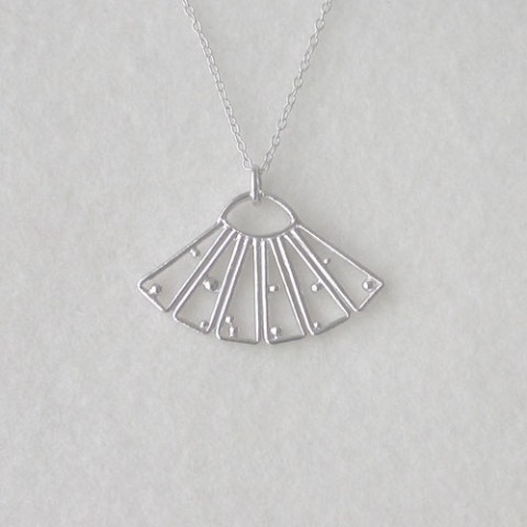 【eqouco】オウギケイソウ　ネックレスRP