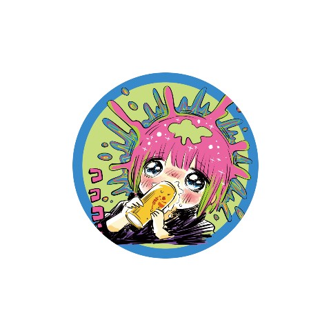 【川尻こだま】缶バッジ（ビール）