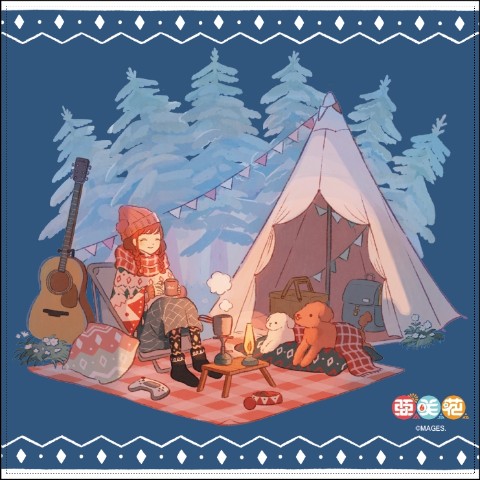 【亜咲花】ハンドタオル（夜キャンプver.）