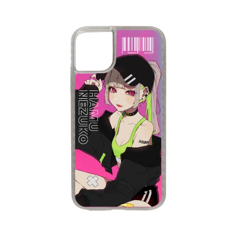 【はむねずこ】ネオンサンドスマホケースiPhone6/7/8 / SEケース（ネオン）