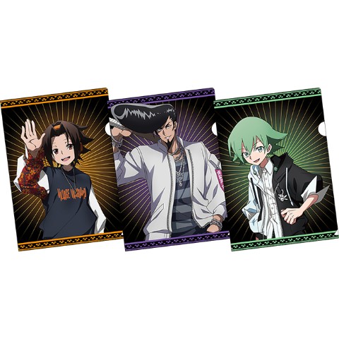 【SHAMAN KING】クリアファイル3枚セット（麻倉葉・梅宮竜之介・リゼルグ タイゼル）