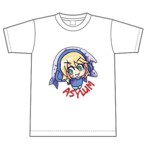 【浅井ラム】サメかつぎTシャツ（Mサイズ）