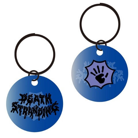 【DEATH STRANDING×BRIDGE SHIP HOUSE】アクリルキーリング　ブルー