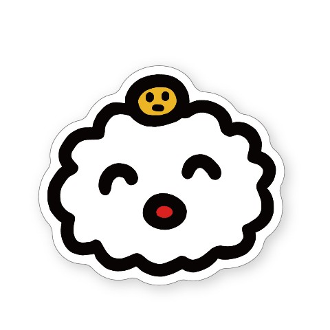 【しゅうまい君】ステッカー しゅうまい君
