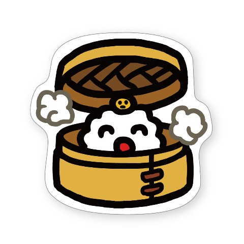 【しゅうまい君】ステッカー しゅうまい君inせいろ