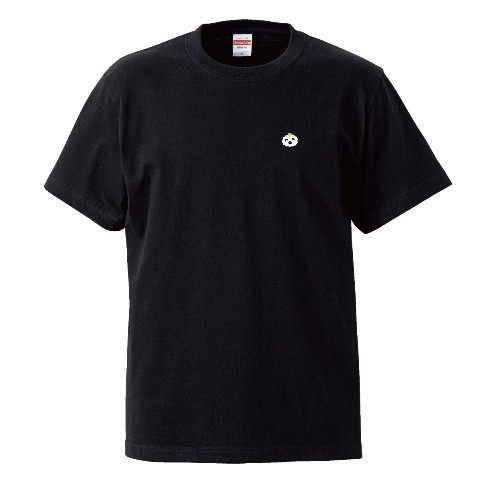 【しゅうまい君】刺繍Tシャツ（ブラック/M）