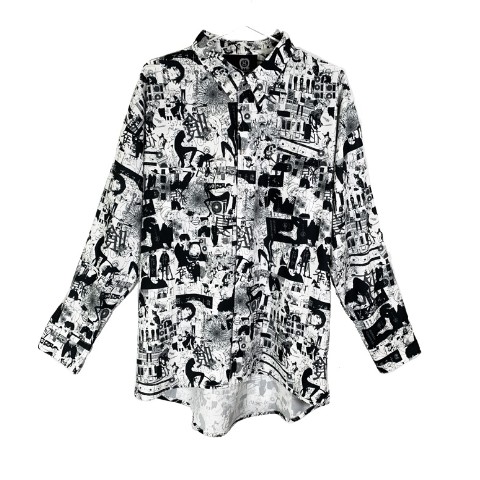 【sakiyama】ラクガキシキツメシャツ