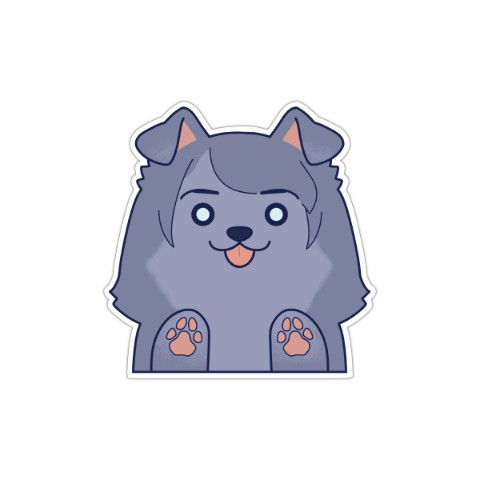 【土岐隼一】ステッカー（わんちゃん）