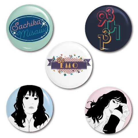 【三澤紗千香】トレーディング缶バッジセット(5個セット)※イベント抽選対象外