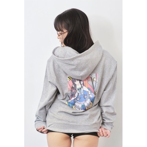 東雲うみ】VVコラボ ジップパーカー（グレー）Mサイズ / vvstore