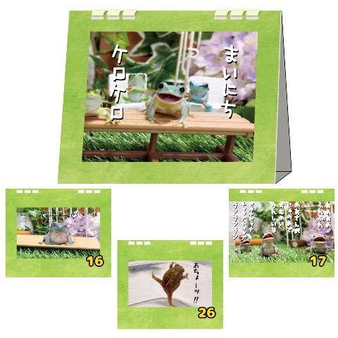 【ぴよのカエル】日めくりカレンダー毎日ケロケロ