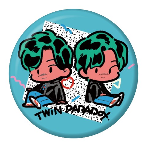【TWiN PARADOX】缶バッジ/ちびキャラ