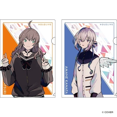 【ホロライブ×ヴィレッジヴァンガード】クリアファイル2枚セットA（夏色まつり・天音かなた）