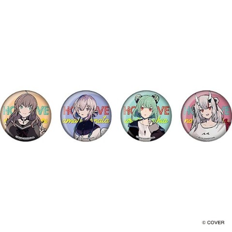 【ホロライブ×ヴィレッジヴァンガード】缶バッジ4個セット