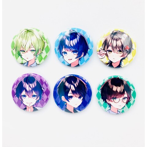 【とられぎ】トレーディング缶バッジ 旧ビジュアル≪セット≫（全6種セット）