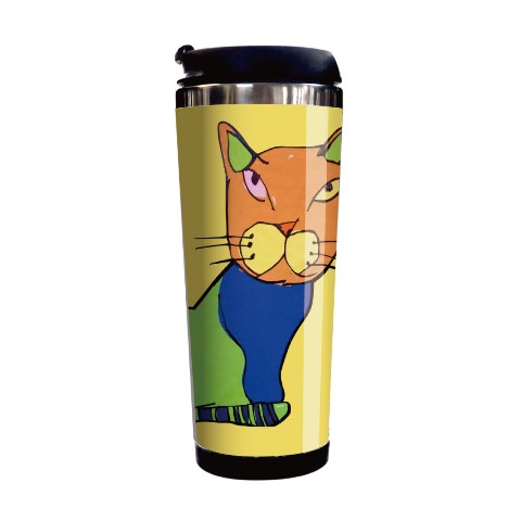 【NEKO KEN】タンブラー　よるネコ