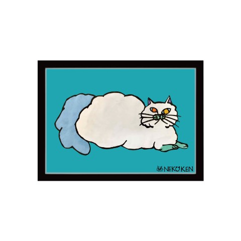 【NEKO KEN】複製原画　ふわネコ