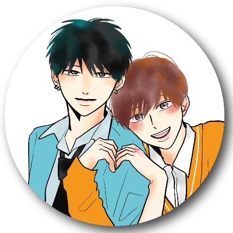 第2弾【高良くんと天城くん 】缶バッジ/柿ゆう