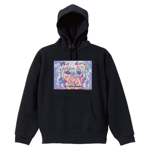 【おおしま兄妹】パーカー BK（XLサイズ）