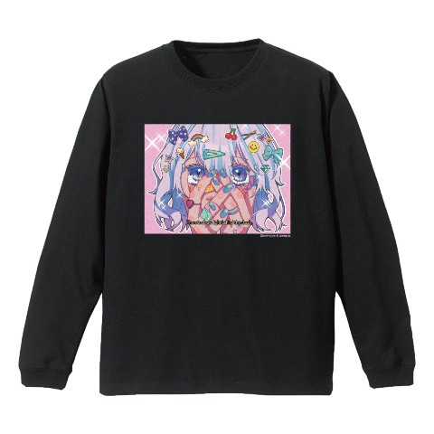 【おおしま兄妹】ロングスリーブTシャツ BK（Lサイズ）