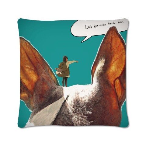 【sakio】クッション（ブルー）