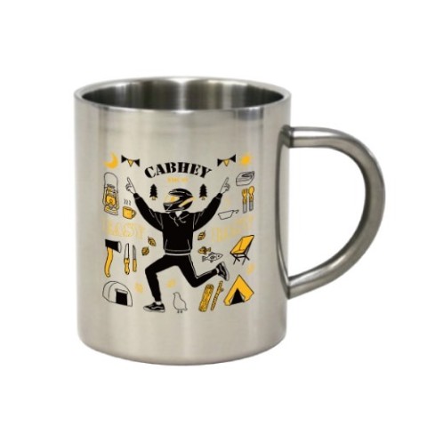 【DJキャブヘイ×ともわか】ステンレスマグカップ
