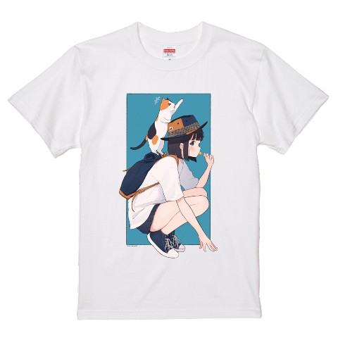 【川口イッサ】うちの子Tシャツ-おでかけ-　L