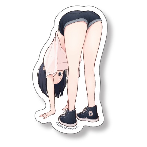【川口イッサ】うちの子ステッカー-のび-