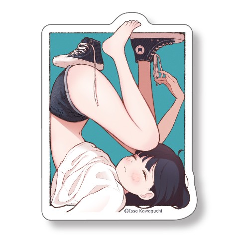 【川口イッサ】うちの子ステッカー-はこいり-