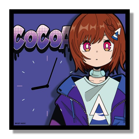 【道明寺ここあ】ファブリック置き時計