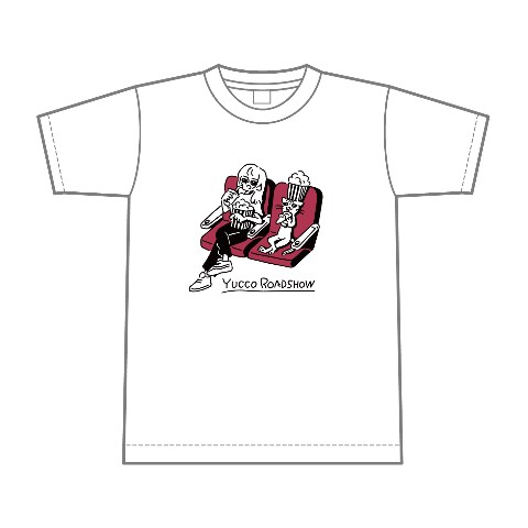 【ゆっこロードショー】コラボTシャツ（白）Mサイズ
