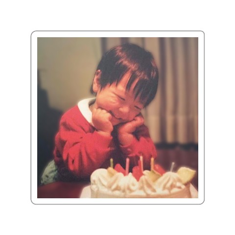 【とりっぴぃ】ステッカー 幼少期