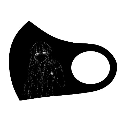 【きただりょうま】マスク BK