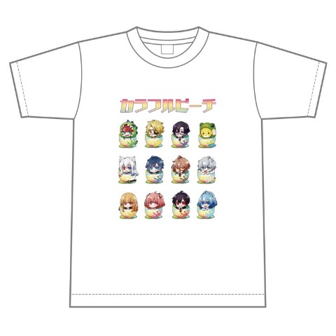 【カラフルピーチ】キッズTシャツ　ホワイト（130サイズ）
