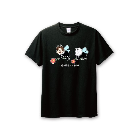 【あいばっち×うさお】Tシャツ　ハチ　M