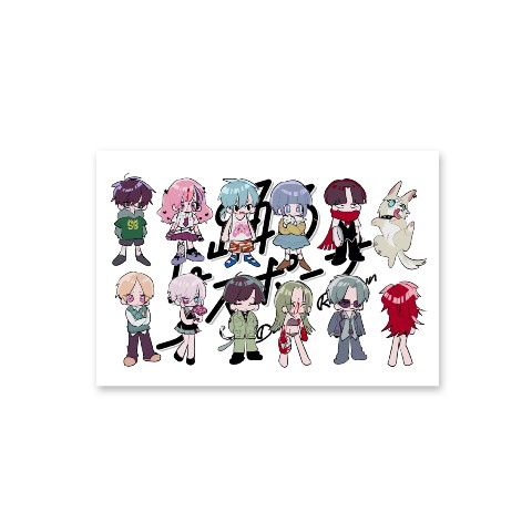 【三ヶ嶋犬太郎】ステッカー 出血