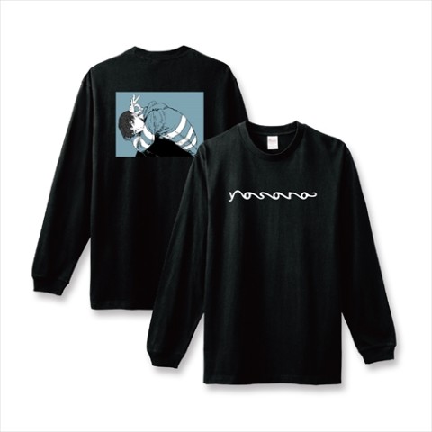 【影。/かげまる】ロングスリーブTシャツ　BK　Lサイズ