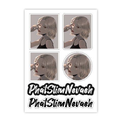 【PhatSlimNevaeh×凪×ヴィレッジヴァンガード】ステッカーシート