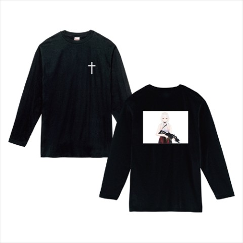 【ミトゥン】ロングスリーブTシャツ　BK　XLサイズ