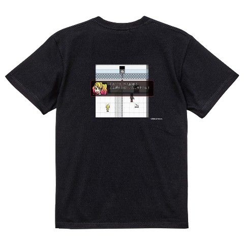 【殺戮の天使】名台詞シーンTシャツ ご幸運をお祈りいたしますわぁ！ BK Lサイズ