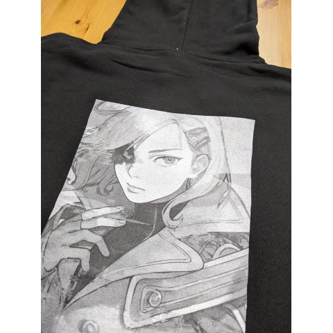 グノーシア(第2弾)】パーカー/セツver.（黒）XLサイズ＜ブロマイド1枚