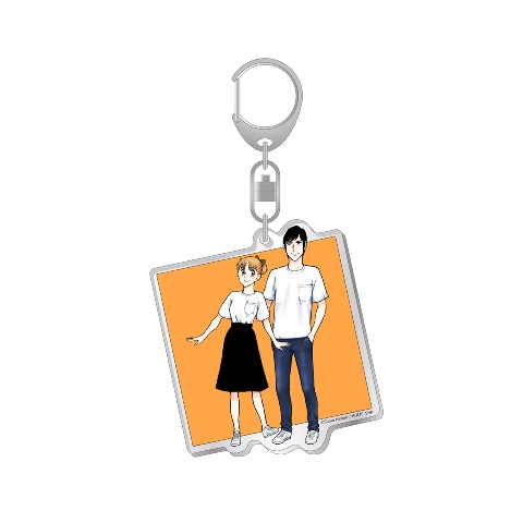 【服部昇大　邦キチ！映子さん】アクリルキーホルダー　映子さん＆部長